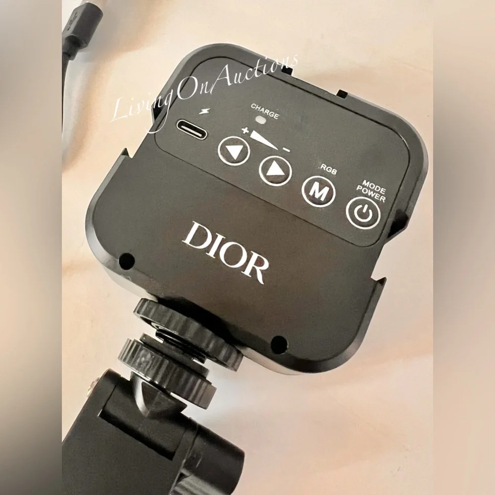 NEW Dior Phone Light Cell Phone Accessory Selfie Podcast YouTube Videos Gift Bag